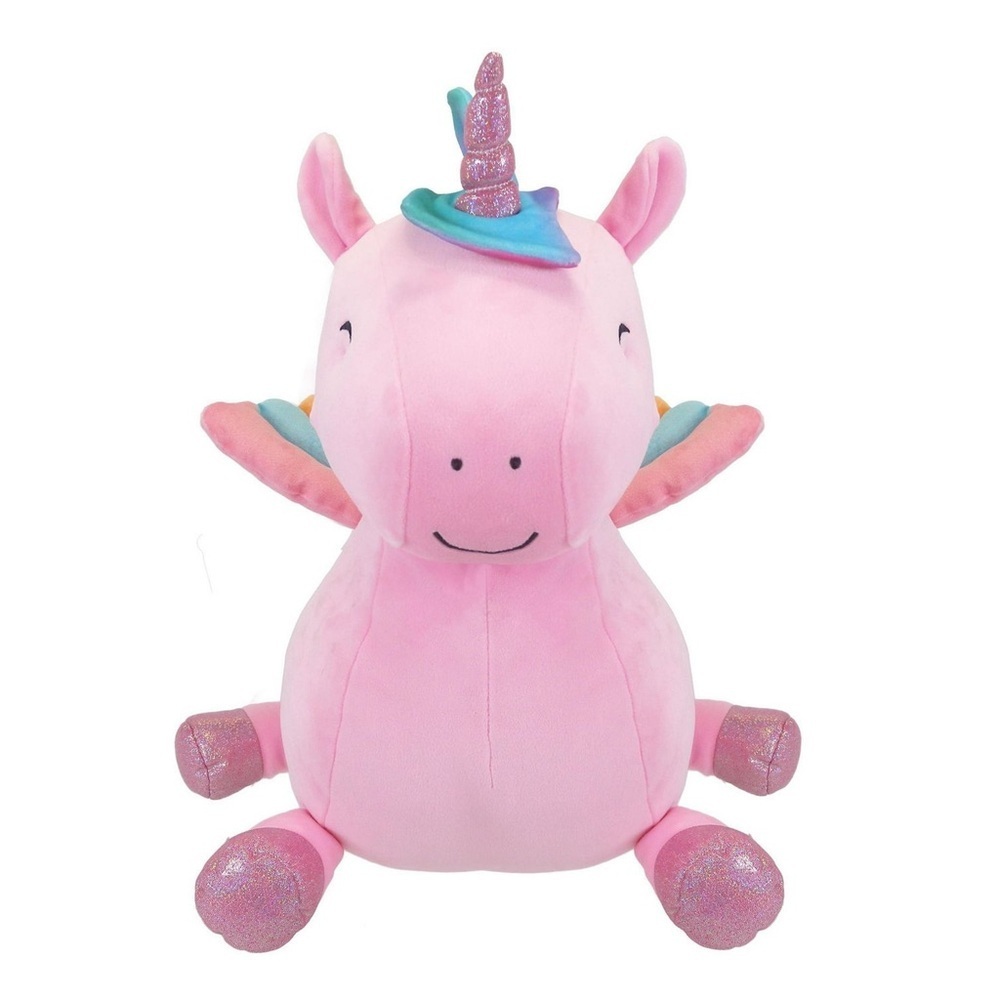 🔥🔥Big Pink licorn animal stuffed kid connection